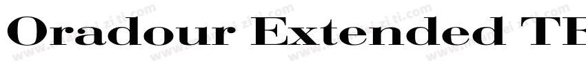 Oradour Extended TES字体转换